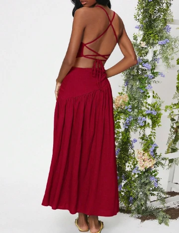 Rochie lunga SHEIN, rosu