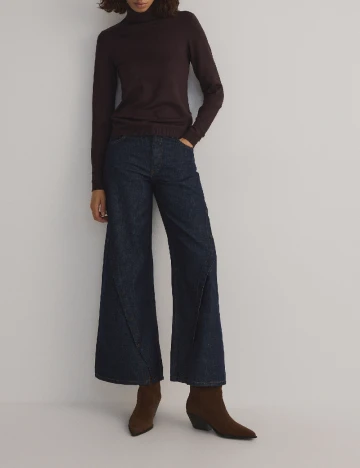 Bluza Reserved, maro inchis