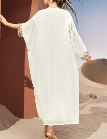 Rochie lunga SHEIN, alb Alb