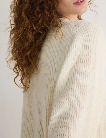 Bluza Reserved, ecru Alb