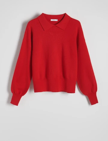 Bluza Reserved, rosu Rosu