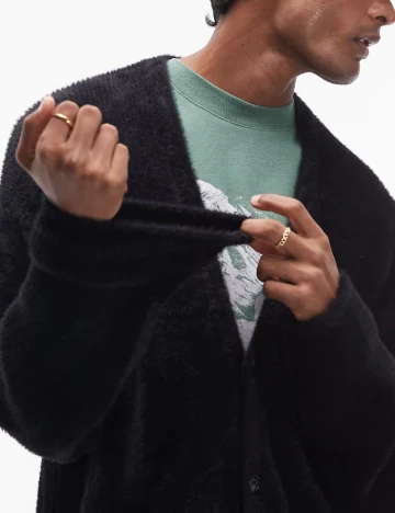 Cardigan Topman, negru Negru