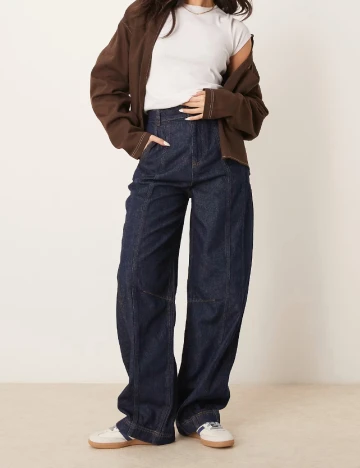 Blugi ASOS, bleumarin Albastru