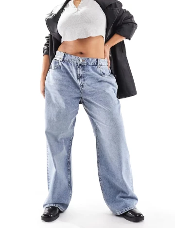 Blugi ASOS Curve, albastru