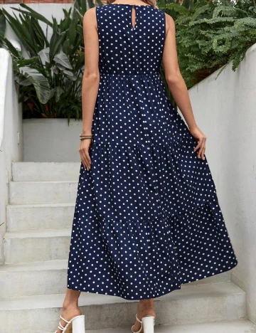 Rochie lunga SHEIN Maternity, bleumarin Albastru