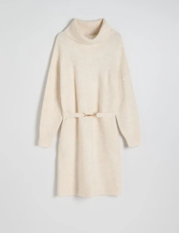 Rochie scurta Reserved, ecru