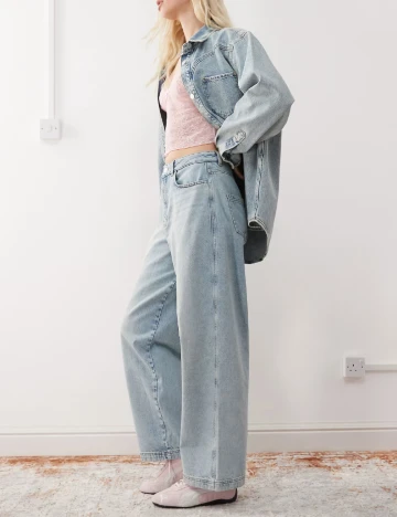 Blugi Reclaimed Vintage, albastru Albastru