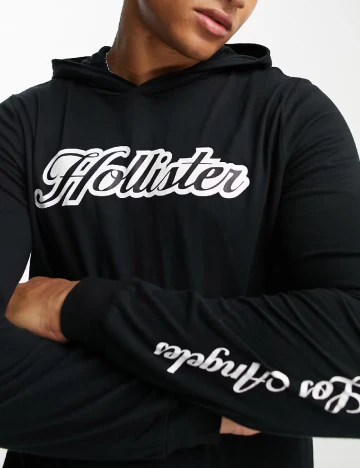 Hanorac Hollister, negru