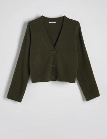 Cardigan Reserved, verde Verde
