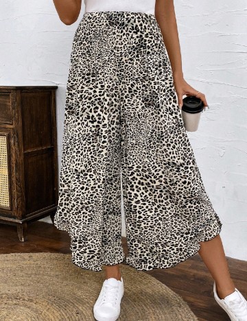 
						Pantaloni SHEIN, animal print