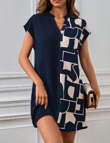 Rochie scurta SHEIN, bleumarin