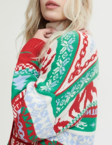 Cardigan Reserved, mix culori