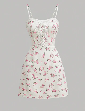 Rochie scurta SHEIN, ecru