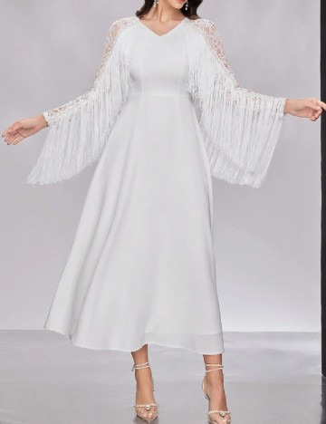 
						Rochie lunga SHEIN, alb