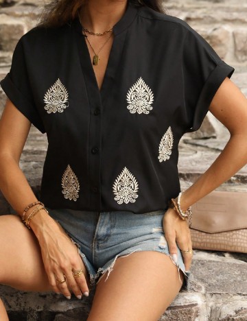 
						Camasa SHEIN, negru