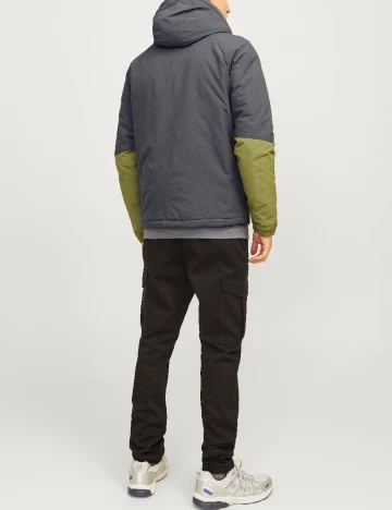 Geaca Jack&Jones, gri/verde