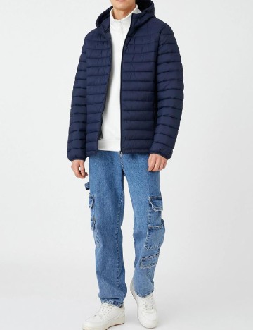 
						Geaca Koton, bleumarin