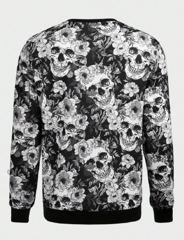 Bluza SHEIN, alb/negru