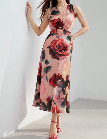 Rochie medie MOTF, mix culori