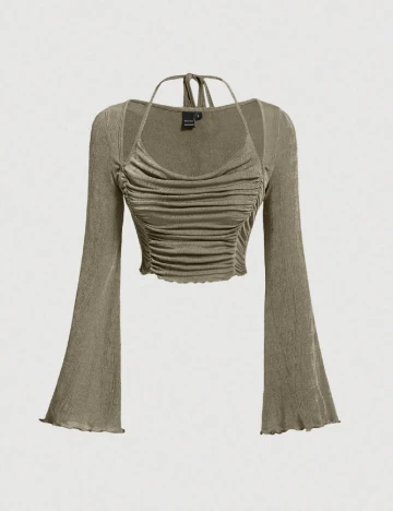 Top SHEIN, verde