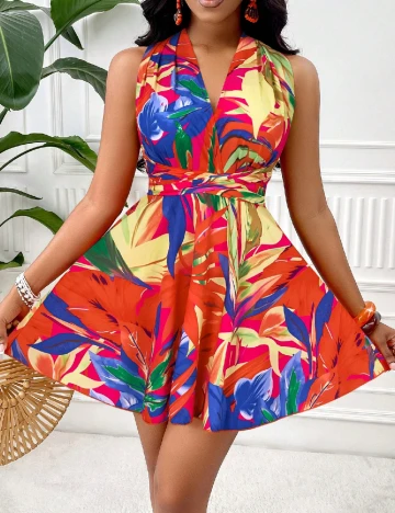 Rochie scurta SHEIN, mix culori