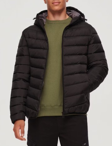 
						Geaca House Brand, negru