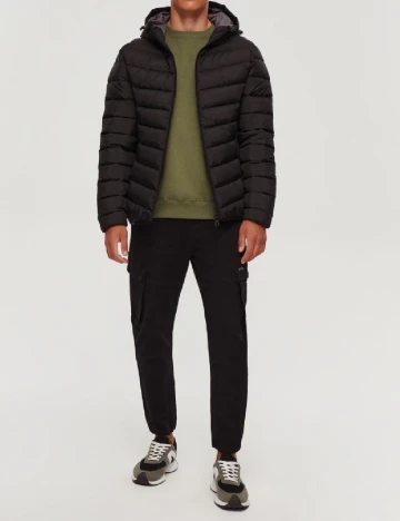 Geaca House Brand, negru Negru