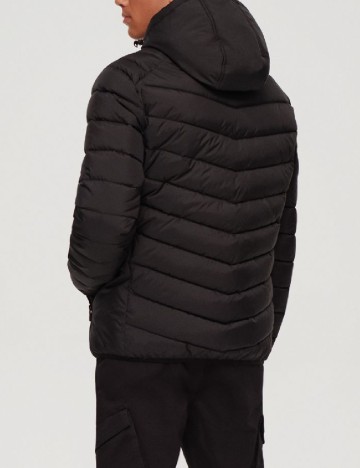 Geaca House Brand, negru