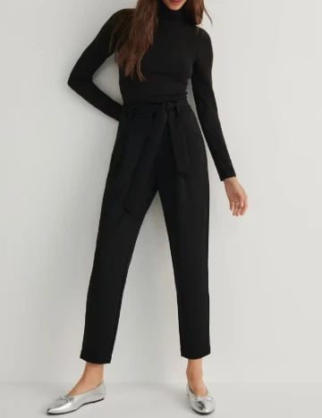 Pantaloni Reserved, negru Negru