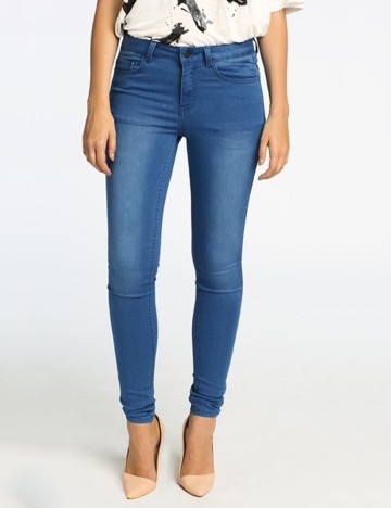 Blugi Pieces, albastru, L/XL