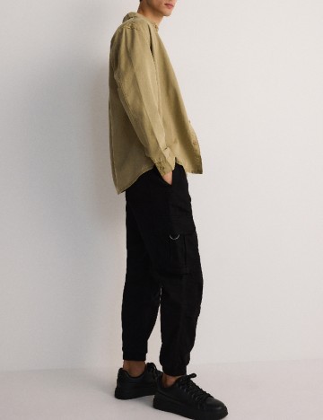 Pantaloni Reserved, negru