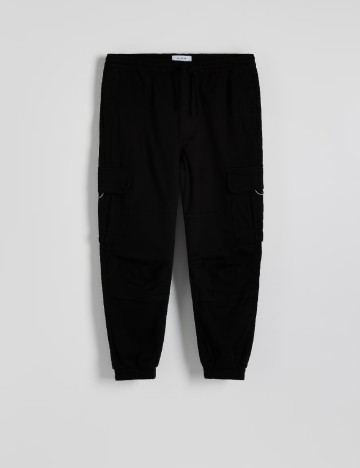 Pantaloni Reserved, negru