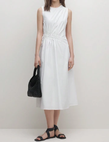 Rochie medie SHEIN, alb