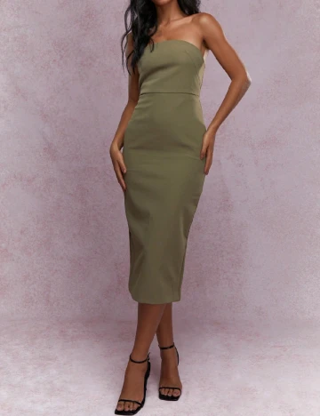 Rochie medie Missguided, verde