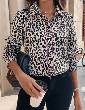 
						Camasa SHEIN, animal print