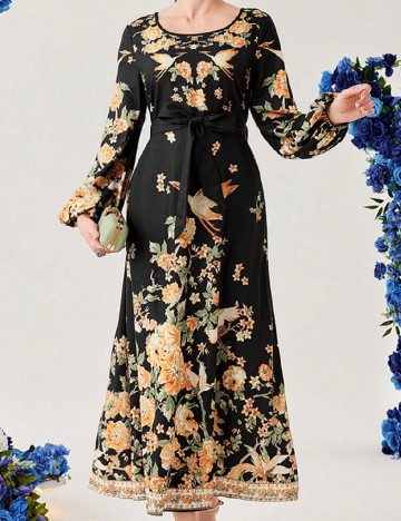 
						Rochie lunga SHEIN, mix culori