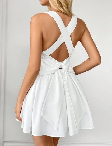 Rochie scurta SHEIN, alb