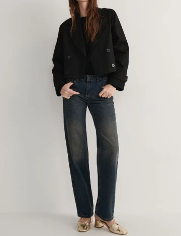 Bluza Reserved, negru Negru