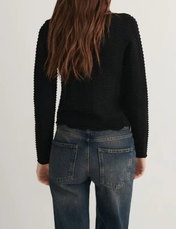 Bluza Reserved, negru Negru