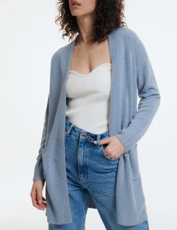 Cardigan Reserved, albastru Albastru