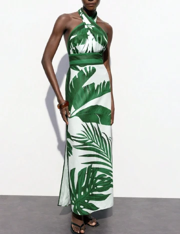 Rochie lunga SHEIN, verde