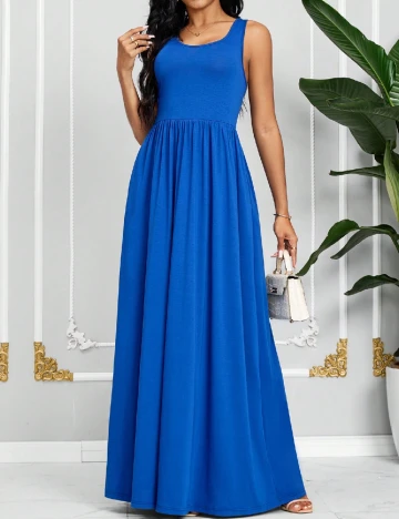 Rochie lunga SHEIN, albastru