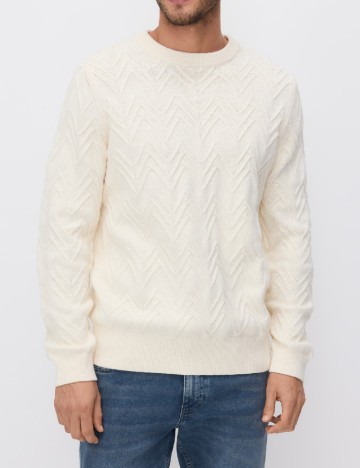 
						Pulover Reserved, crem
