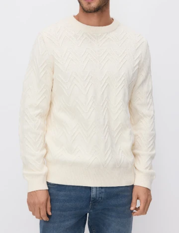 Pulover Reserved, crem