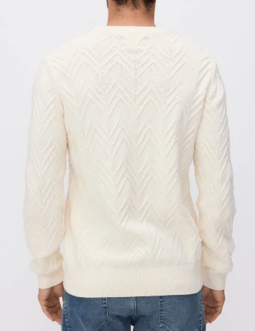 Pulover Reserved, crem
