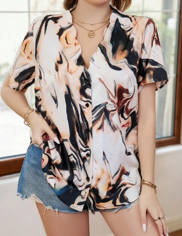 Camasa SHEIN CURVE, mix culori