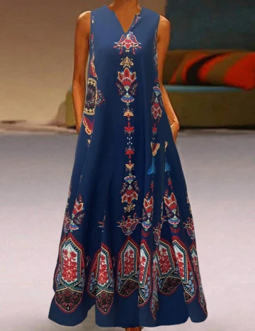 Rochie lunga SHEIN, albastru