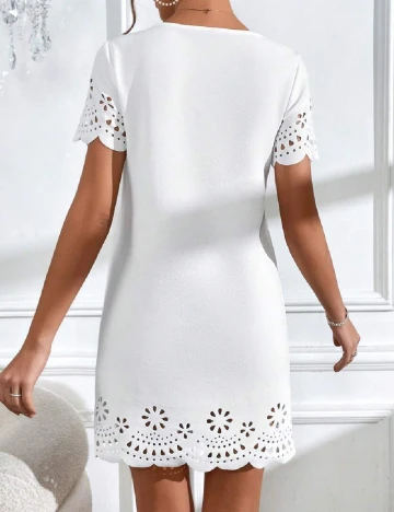 Rochie scurta SHEIN, alb