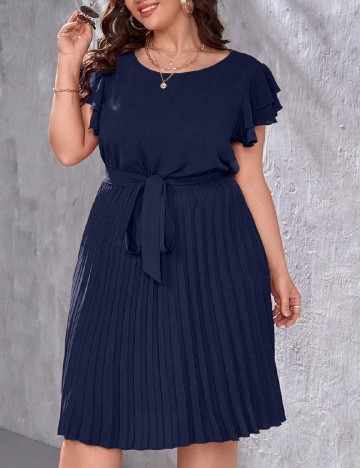 
						Rochie scurta SHEIN CURVE, alb