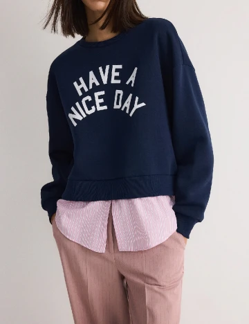 Bluza Reserved, bleumarin Albastru